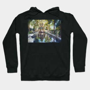 Medici Fountain, Luxemborg Gardens, Paris Hoodie